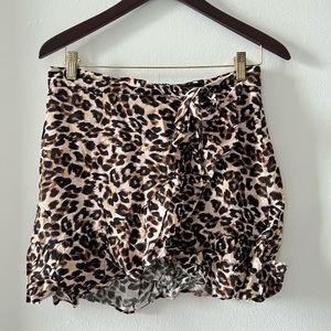 Leopard Print Skirt